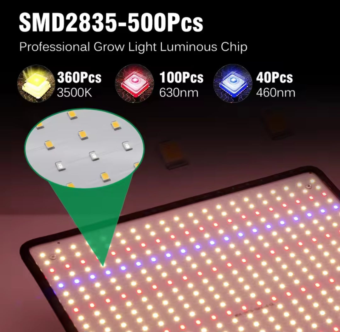 Growbox Komplettset 120x60x180cm | 150W Full Spectrum LED, Abluft&AKF für 3 Pflanzen Indoor Grow Einsteiger Set